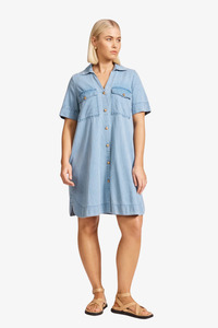 Eb & Ive - Melenia Shirt Dress - Denim