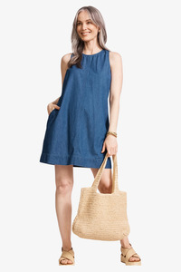 Eb & Ive - Melenia Tank Dress - Indigo