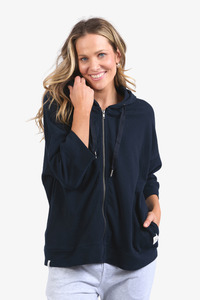 Elm - Beachy Zip Hoody - Navy