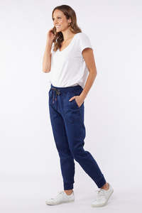 Elm Lifestyle: Elm - Alli Denim Jogger - Dark Blue