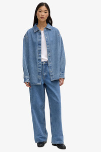 Denim: Assembly Label - Rylee Denim Overshirt - Indigo Fade