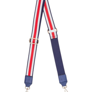 Louenhide - Gilly Guitar Strap - Navy Raspberry Stripe