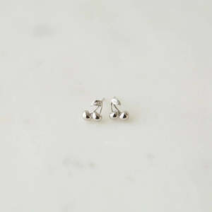 Accessories 1: Sophie - Cherry Bomb Studs - Silver