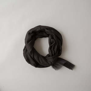 Accessories 1: SOPHIE - Spots Maxi Scarf - Black Sand