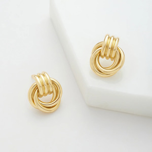 Jewellery: Zafino - Poppy Earring - Gold
