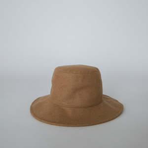 Scarves Hats: SOPHIE - Wool Bucket Hat - Camel
