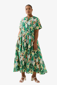 Isle of Mine - Aurora Pleat Maxi - Paisley