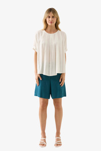 Isle of Mine - Ingrid Pleat Top - Lotus
