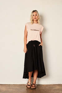 The Others: The Others - Muscle Tank - Soft Peach with Gold Foil