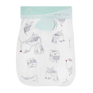Aden Anais: Aden & Anais - Snap Bibs (3 pack) - Birdsong