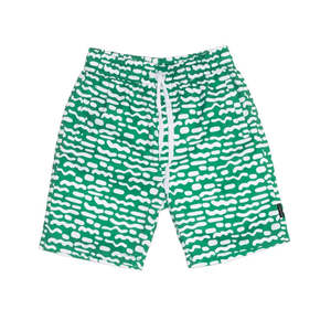 Kids Sale: Band of Boys - Boardies Stripe Repeat - Green