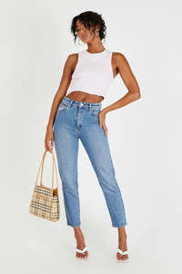 Abrand: Abrand - 94 High Slim Harlow - Vintage Blue