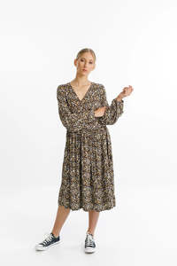 Thing Thing: Thing Thing - Wrapped Up Dress - Autumn Leaf