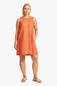 Eb & Ive - Miramar Tank Dress - Coral