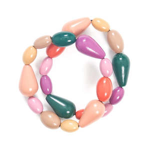 Rare Rabbit: Rare Rabbit - Northern Lights Bracelet - Multi Green