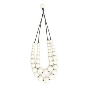 Rare Rabbit - Sandboy Necklace - White