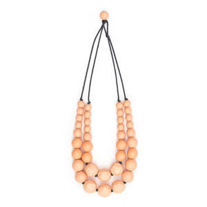 Rare Rabbit - Sandboy Necklace - Peach