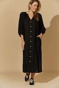 Isle Of Mine Clearance: Isle of Mine - Honour Maxi Dress - Black