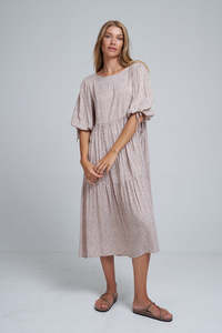 Lilya: Lilya - Bonita Dress - Vintage Floral Musk Pink