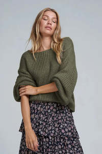 Lilya - Ocean Knit - Olive