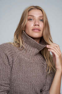 Lilya 1: Lilya - Luxemburg Knit - Mocca With Creme