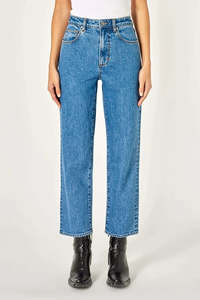 Abrand Nuew Denim: Neuw Denim - Edie Straight Boston - Mid Indigo Jean