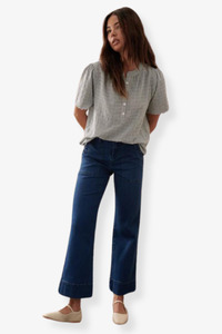 Kireina - Celeste Pant - Mid West Blue