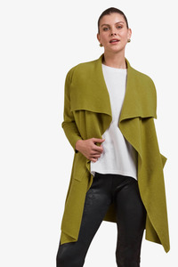 Eb & Ive - Palmer Relaxed Cardi-Chartreuse