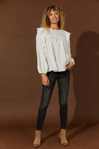 All Sale Items: Isle of Mine - Honesty Peasant Top - Bisque