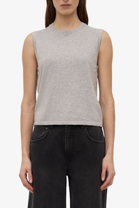 Newest: Assembly Label - Helena Cotton Cashmere Vest - Grey