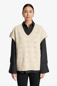 Eb & Ive - Orin Knit Vest - Dune