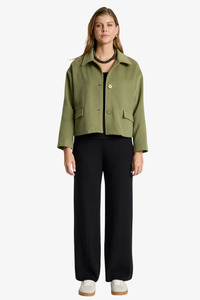 Eb Ive: Eb & Ive - Wanderer Crop Jacket - Pampus