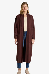 Eb & Ive - Zala Cardigan - Mahogany