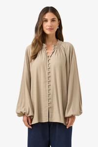 Newest: Isle of Mine - Grace Blouse - Stone