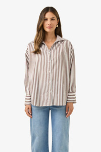 Isle of Mine - Quinn Shirt - Chocolate