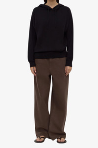 Assembly label - Cotton Cashmere Hoodie - Black