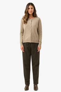 Isle of Mine - Darby Cardigan - Stone