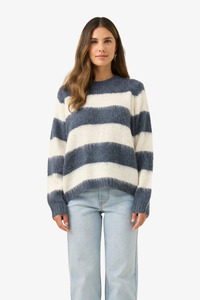 Isle of Mine - Pallas Striped Jumper - Navy