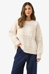 Isle Of Mine: Isle of Mine - Mckenna Jumper - Ivory