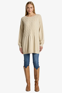 Eb & Ive - Samira Relaxed Knit - Bisque