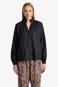 Eb Ive: Eb & Ive -Bajau Button Shirt - Black