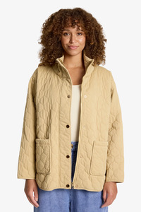 Eb Ive: Eb & Ive - Sansi Quilted Jacket - Dune