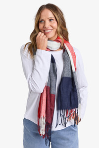 Elm Lifestyle: Elm - Celeste Check Scarf - Red