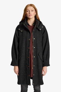 Eb Ive: Eb & Ive - Sable Hood Jacket - Char