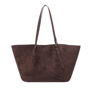 Louenhide - Sawyer Suedette Tote Bag - Chocolate
