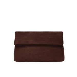Newest: Louenhide - Luka Suedette Clutch - Chocolate
