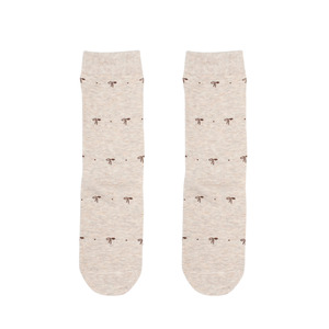 Antler - Bow Sock - Oatmilk