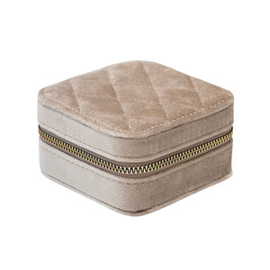 Antler - Velvet Jewellery Travel Box - Taupe