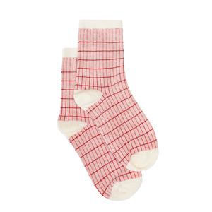 Antler - Grid Sock - Berry