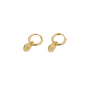 Jewellery: Zafino - Nala Hoop Earring - Gold